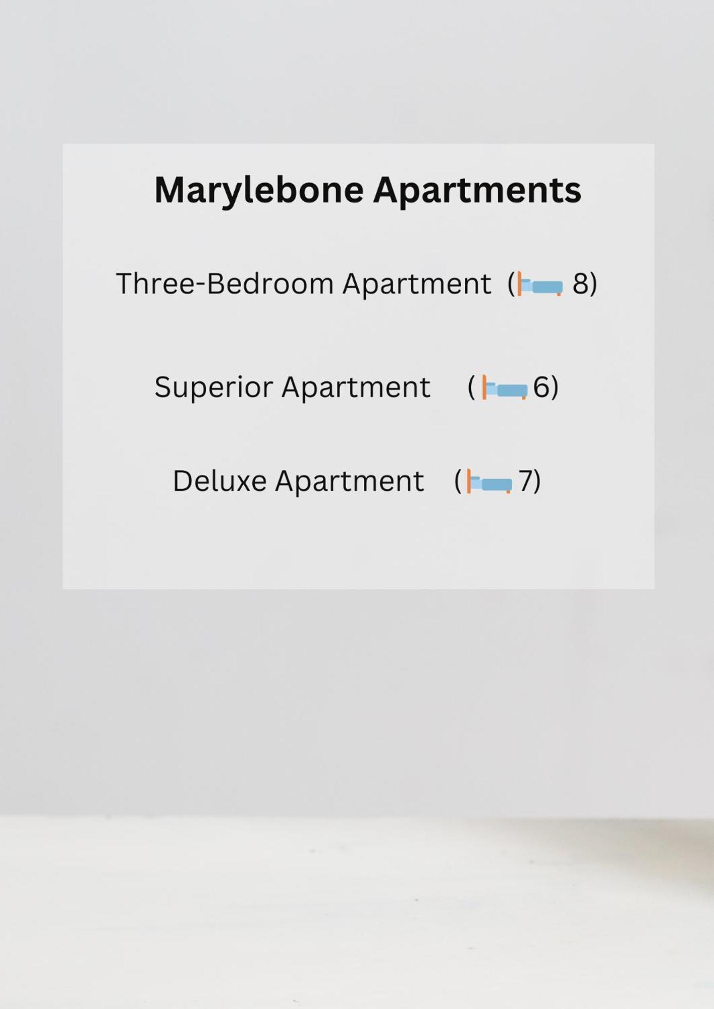 Marylebone Apartments London Eksteriør billede